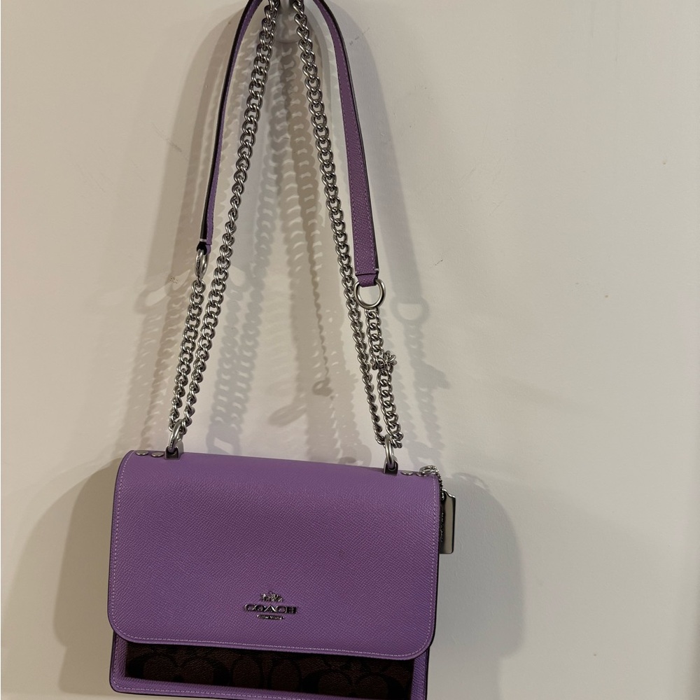 Coach Purple Shoulder Bag